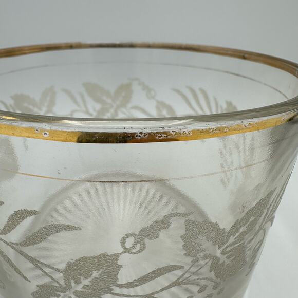 Vintage Bartlett Collins Ice Bucket Cut Base Straight Sides - Picture 5 of 8